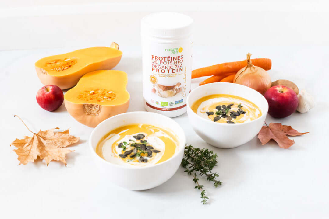 BUTTERNUT SQUASH PROTEIN SOUP